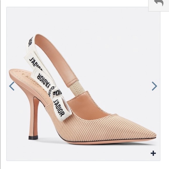 Dior Shoes - Dior Nude Canvas Pumps